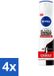 Nivea Black & White Max Protection Déodorant Spray - 4 x 150 ml