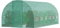 VEVOR Kas Tunnelkas Koudframe Tomatenhuis 590x295x225cm Groen