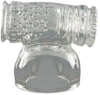 Wand Essentials - Opzetstuk met Masturbator - Clear