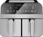 Comfy Nest Dubbele Airfryer XXL - CN-AFD45NS - 2400W - 9L - Zwart/Zilver