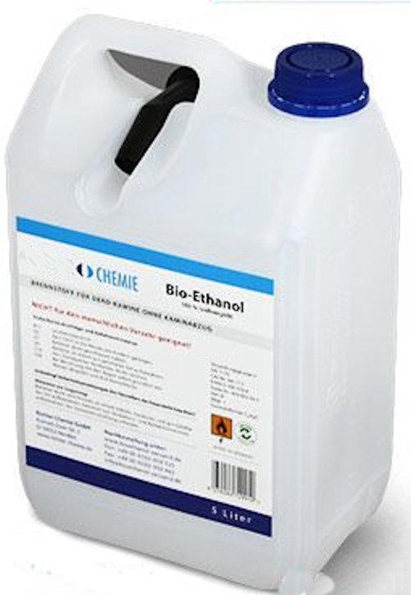 Bioethanolshop 5 Liter Bioethanol 100% bio ethanol biobrandstof in Jerrycan