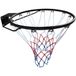 ENERO filet de basket-ball pour cerceau avec 12 crochets, noir