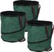 Pro Garden 3x Pop-up Tuinafvalzak - Opvouwbaar - Rond - Groen - 85 Liter