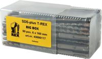 Rex SDS-plus Betonboor 6 mm 160 mm Steen Beton