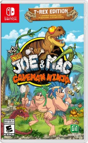Maximum Gaming New Joe and Mac: Caveman Edition - T-Rex Edition - Nintendo Switch