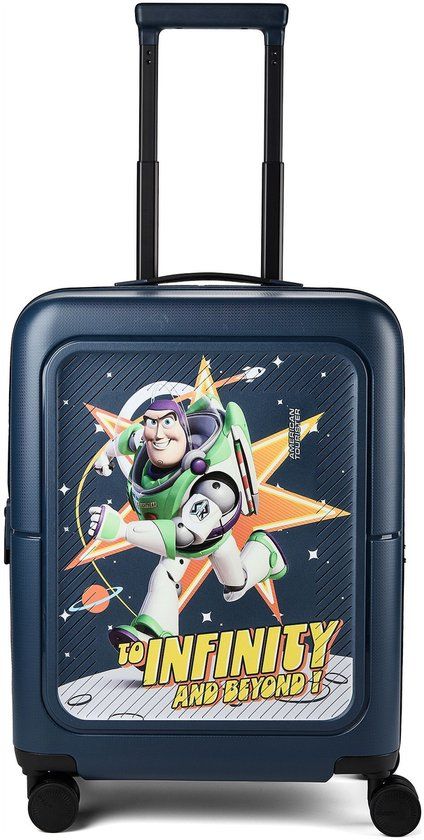American Tourister Dashpop Disney Spinner 55/20 EXP TSA Buzz Lightyear donkerblauw