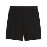 PUMA Essentials Elevated A-lijn short met hoge taille voor dames M, Black