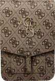 Guess 4G Metal Logo Heuptas met Riem (Scherm tot 7 Inch) - Bruin