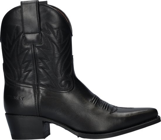 Sendra Gene Berdy dames cowboylaars - Zwart - Maat 37