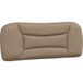 Hvar Coussin De Tête De Lit Cappuccino 100 cm Similicuir