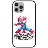 ERT GROUP mobiel telefoonhoesje voor Huawei P30 Lite origineel en officieel erkend Marvel patroon Spider Man 021 gemaakt van gehard glas, beschermhoes