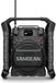Sangean U-4X Bouwradio DAB+, VHF (FM) Bluetooth, USB, AUX, NFC Oplaadbaar, Waterdicht, Stofvast, Stofdicht, NFC, Acculaadfunctie Zwart