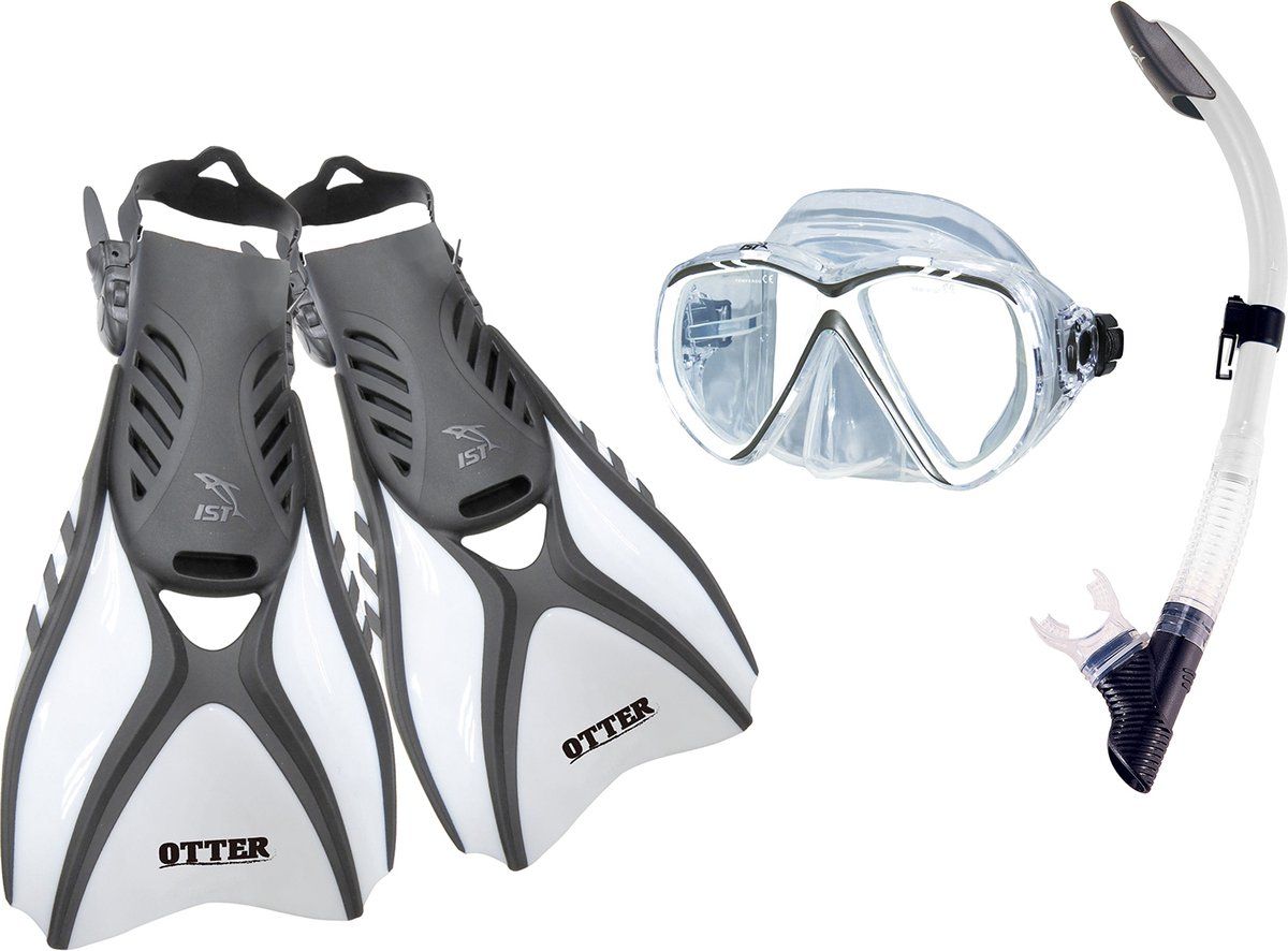 IST Sports Martinique Snorkelset - Volwassenen - Maat 35-48 - Wit