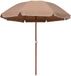 vidaXL Parasol met stalen paal 240 cm taupe