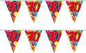 Folat Leeftijd vlaggenlijn - 2x - 70 jaar - 10 meter - verjaardag feest versiering - vlaggetjes