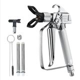 VEVOR Airless verfspuitpistool 3600 psi hogedruk airless verfspuitpistool met 517 spuitmond, draaibare airless spuitpistoolset met filters, reinigingsnaald en borstel, voor airless spuitmachine
