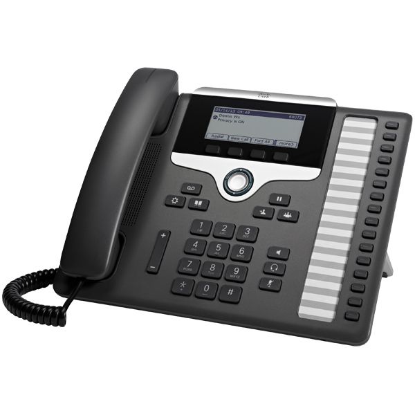 Cisco 7861 IP Phone - Black/Silver - 16 Lines - LCD