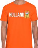 Bellatio Decorations Verkleed shirt heren - Holland - oranje - supporter - themafeest - Nederland XXL
