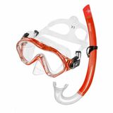 Abysstar Kiros Junior Snorkelset Rouge Enfants