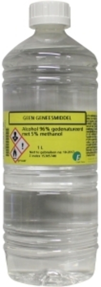 Orphi Alcohol 96% gedenat 5% methan 1000ml