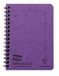 Clairefontaine 482/1145Z - Lilakleurig Gebonden Notitieboekje Notemaker Europa - A6 10,5x14,8 cm - 120 Pagina's Uitscheurbaar Gelijnd - Wit Papier 90 g - Glanzende Kartonnen Cover