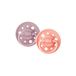 DODIE Gaia ronde fopspenen, speen voor baby's, 6-36 maanden, roze, 2 stuks