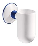Gedy 70108900100 beker wit/blauw 12,8 x 13,5 x 8,3