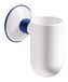Gedy 70108900100 beker wit/blauw 12,8 x 13,5 x 8,3