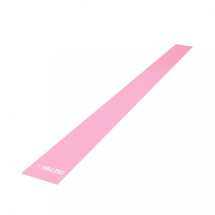 Gorilla Sports Fitnessband - Latex - 200 cm - Roze