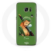 Maniacase Etui voor Samsung Galaxy S6 edge One piece Manga Zoro