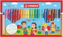 STABILO Cappi Vilstift met dopring - Set van 24 - Diverse kleuren