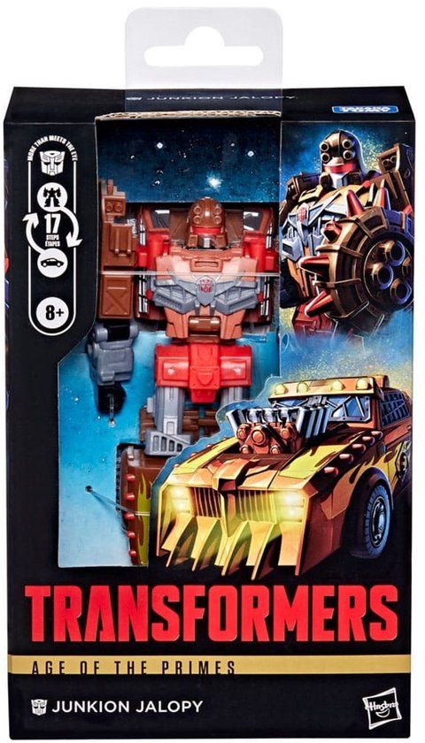Hasbro Transformers Age of the Primes Deluxe Class Junkion Jalopy - Actiefiguur 14cm