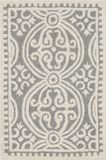 Safavieh Vloerkleed Marina Wol Zilverkleurig A-symmetrisch Patroon 91 x 152 cm