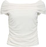Object Off-shoulder top Ruches Cloud Dancer1 XL