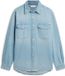 Tommy Hilfiger Homme Manches Longues Chemise Coton XL Bleu