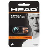 HEAD Unisex volwassenen Zverev Dampener Tennis demper, blauwgroen/hot lava, eenheidsmaat