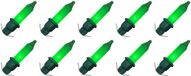 OE Lightning Reserve Kerstlampjes - 10 stuks - Groene Insteek Fitting - 2.5V/0.425W - Groen Licht