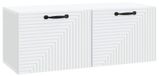 Support mural meuble TV blanc 78,5 x 31 x 30 cm bois modifié