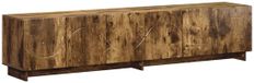 vidaXL TV-meubel 180 x 34,5 x 40 cm Gerookt eiken Bewerkt hout