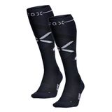 STOX Energy Socks Skisokken Heren - 2 Pack - Compressiekousen - Merino Wol Sokken Blauw - Ski & Snowboard Compressie Sokken - Maat M: 40-44