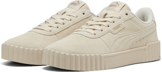PUMA Carina 3.0 SD Dames Sneakers - Alpine Snow-PUMA Gold