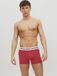 JACK & JONES Jacrikki trunks (3-pack) - heren boxers normale lengte - groen - blauw en rood