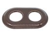 Dubbel inbouwframe bruin