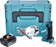 Makita DJS 800 G1J accu vezelcementschaar 18 V borstelloos + 1x accu 6,0 Ah + Makpac - zonder oplader