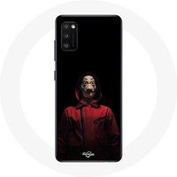 Maniacase Etui voor Samsung Galaxy S20 La Casa de Papel Masker Zwarte Achtergrond