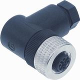 Hirschmann 933 172-100-1 Sensor/actuator connector, niet geassembleerd M12 Aantal polen (sensoren): 4 Bus, haaks 1 stuk
