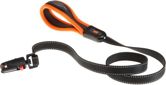 Ferplast Hondenriem Ergocomfort Fluo Matic G20/120 Oranje