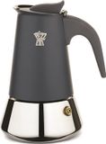 Pezzetti - Espressomaker - 6 kops - Roestvrijstaal - Grijs