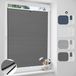 StarTech Wabenplissé Dark Grey/White Roller Blind 80 x 130 cm