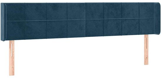VidaXL Hoofdeind & Voeteind Donkerblauw